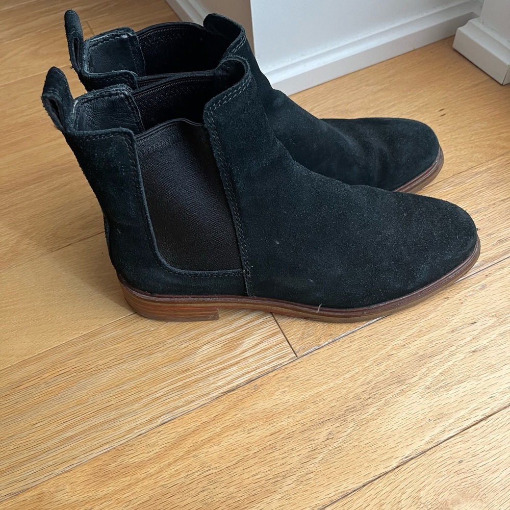 Clarks Suede Chelsea boots